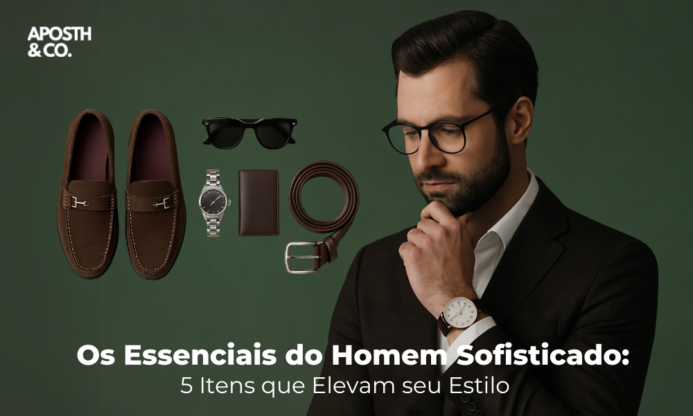 Os Essenciais do Homem Sofisticado: 5 Itens que Elevam seu Estilo