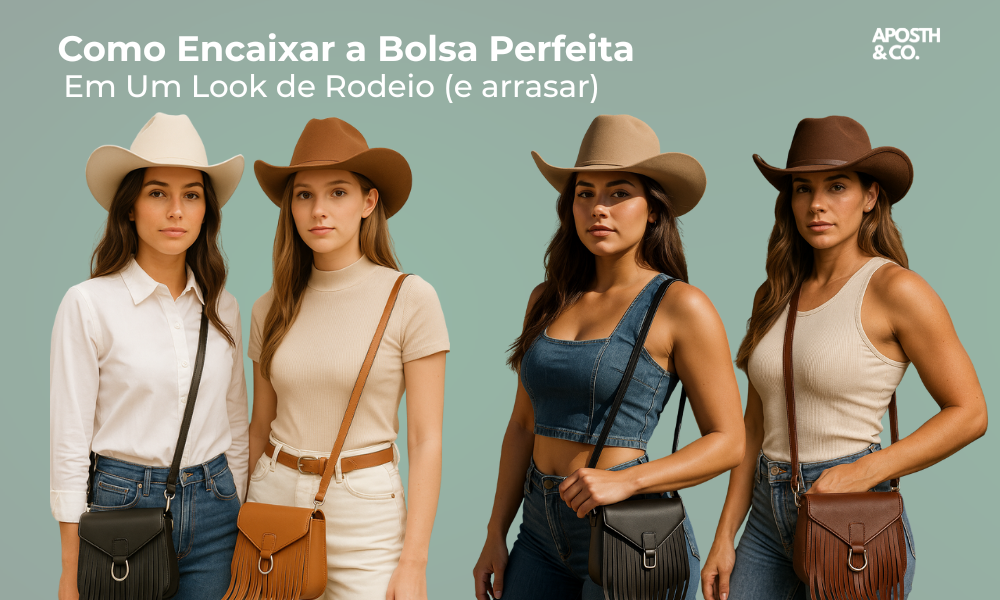 Como Encaixar a Bolsa Perfeita Em Um Look de Rodeio (e arrasar)